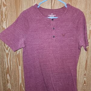 American Eagle Outfitters Burgundy Tee
